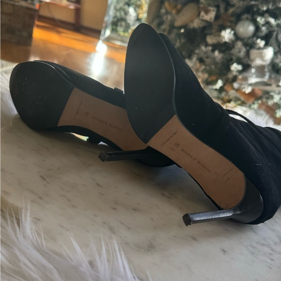 Manolo Blahnik Bootie Calf Heels - Picture 10 of 12